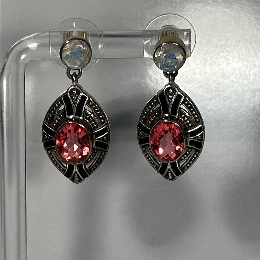 NWOT Nicky Butler Watermelon Quartz Gemstone Earrings